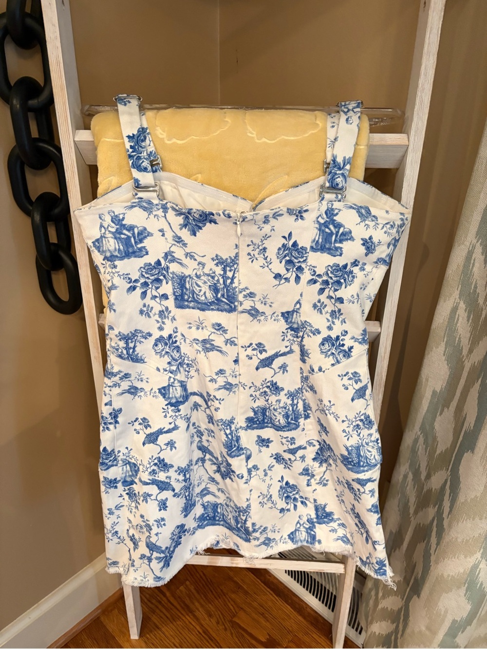 For Love & Lemons Blue Floral Dress - Picture 4 of 9